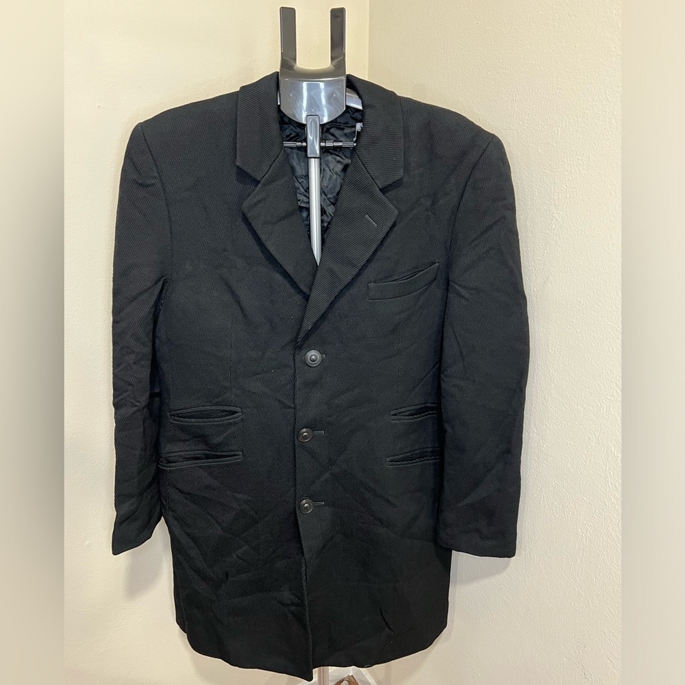 Versus by Gianni Versace Corduroy Blazer Jacket Black sz 48